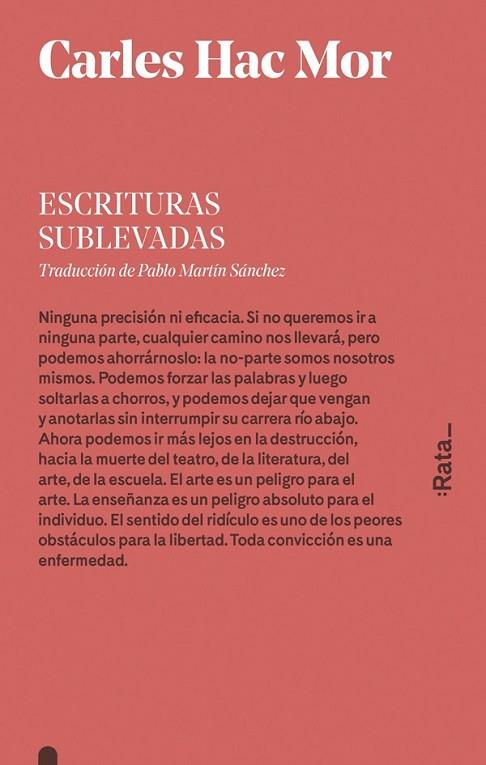 ESCRITURAS SUBLEVADAS | 9788416738014 | HERNÁNDEZ, CARLES | Llibreria Drac - Librería de Olot | Comprar libros en catalán y castellano online