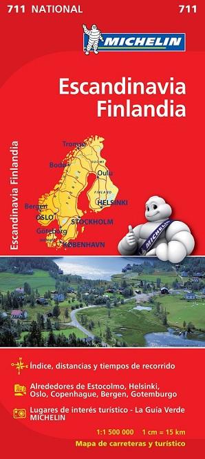 MAPA NATIONAL ESCANDINAVIA FINLANDIA (711) | 9782067170513 | Llibreria Drac - Librería de Olot | Comprar libros en catalán y castellano online