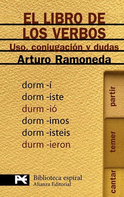 LIBRO DE LOS VERBOS, EL | 9788420660370 | RAMONEDA, ARTURO | Llibreria Drac - Llibreria d'Olot | Comprar llibres en català i castellà online