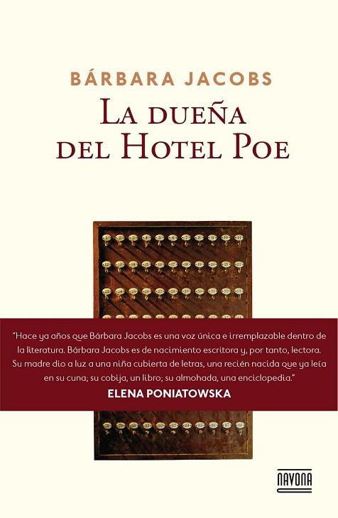 DUEÑA DEL HOTEL POE, LA | 9788416259526 | JACOBS, BÁRBARA | Llibreria Drac - Llibreria d'Olot | Comprar llibres en català i castellà online