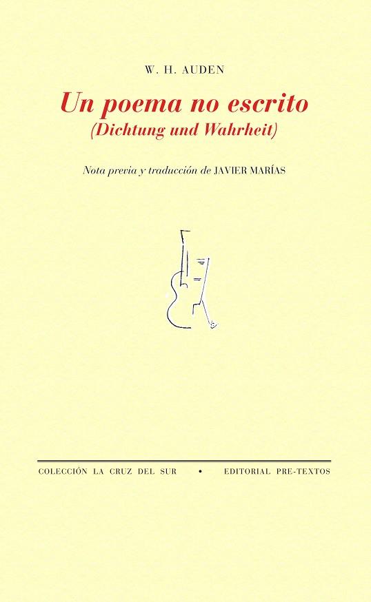 POEMA NO ESCRITO,UN | 9788481910766 | AUDEN,W.H. | Llibreria Drac - Librería de Olot | Comprar libros en catalán y castellano online