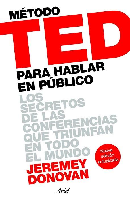 MÉTODO TED PARA HABLAR EN PÚBLICO | 9788434423565 | DONOVAN, JEREMEY | Llibreria Drac - Llibreria d'Olot | Comprar llibres en català i castellà online