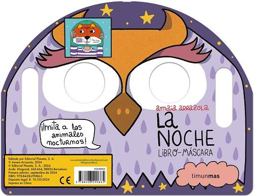 NOCHE, LA. LIBRO-MÁSCARA | 9788408290865 | ARRAZOLA, AMAIA | Llibreria Drac - Llibreria d'Olot | Comprar llibres en català i castellà online