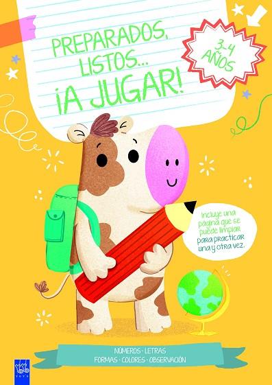 PREPARADOS, LISTOS... ¡A JUGAR! 3-4 AÑOS NARANJA | 9788408283928 | YOYO | Llibreria Drac - Llibreria d'Olot | Comprar llibres en català i castellà online