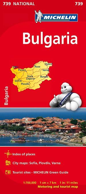 MAPA NATIONAL BULGARIA | 9782067174078 | MICHELIN | Llibreria Drac - Llibreria d'Olot | Comprar llibres en català i castellà online