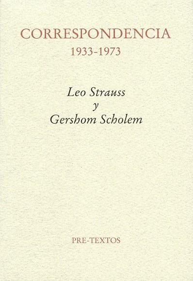 CORRESPONDENCIA 1933 - 1973 | 9788481919967 | STRAUSS, LEO   SCHOLEM, GERSHOM | Llibreria Drac - Librería de Olot | Comprar libros en catalán y castellano online