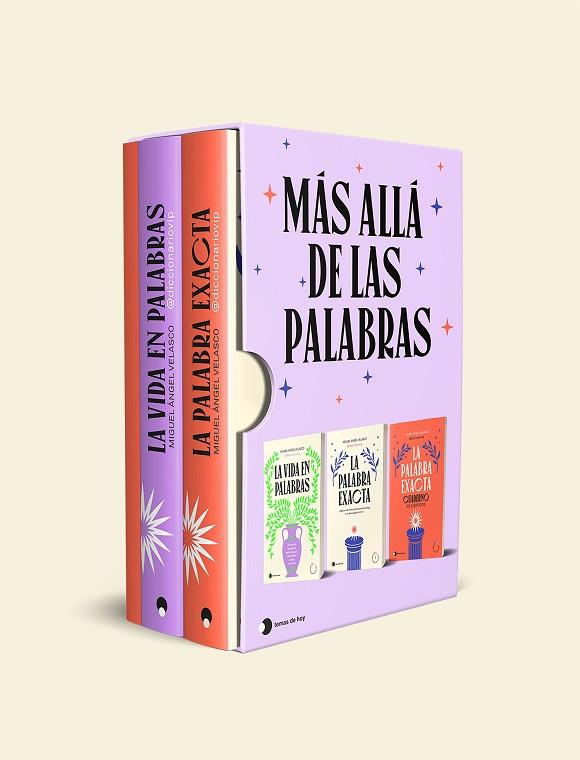 ESTUCHE MÁS ALLÁ DE LAS PALABRAS | 9788410293229 | VELASCO, MIGUEL ÁNGEL (@DICCIONARIOVIP) | Llibreria Drac - Llibreria d'Olot | Comprar llibres en català i castellà online