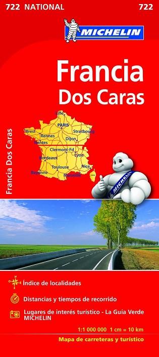 MAPA NATIONAL FRANCIA 2017 DOBLE CARA (722) | 9782067219861 | VV.AA. | Llibreria Drac - Llibreria d'Olot | Comprar llibres en català i castellà online