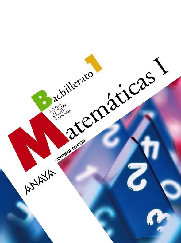 MATEMATICAS 1 BACHILLERATO | 9788466772839 | COLERA, JOSE | Llibreria Drac - Librería de Olot | Comprar libros en catalán y castellano online