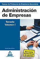 CUERPO DE PROFESORES DE ENSEÑANZA SECUNDARIA. ADMINISTRACIÓN DE EMPRESAS. TEMARI | 9788467635911 | GARCIA LUCAS, ISABEL;NIETO SALINAS, ANDRES | Llibreria Drac - Llibreria d'Olot | Comprar llibres en català i castellà online