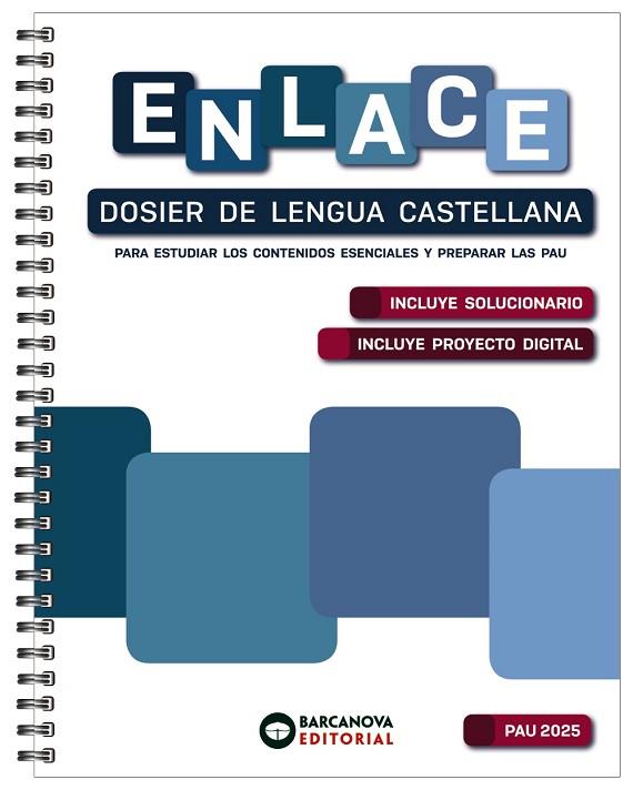 ENLACE. DOSIER DE LENGUA CASTELLANA. BACHILLERATO 2025 | 9788448962838 | CÁNOVAS, GERMÁN | Llibreria Drac - Llibreria d'Olot | Comprar llibres en català i castellà online