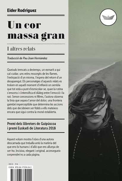 UN COR MASSA GRAN | 9788417339241 | RODRIGUEZ, EIDER | Llibreria Drac - Librería de Olot | Comprar libros en catalán y castellano online
