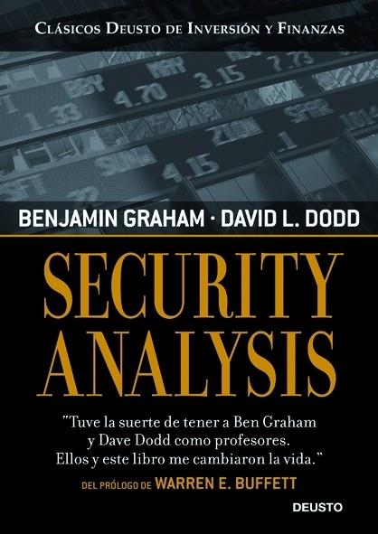 SECURITY ANALYSIS | 9788423426942 | GRAHAM, BENJAMIN;DODD, DAVID L | Llibreria Drac - Llibreria d'Olot | Comprar llibres en català i castellà online