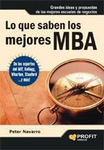 LO QUE SABEN LOS MEJORES MBA | 9788493608439 | NAVARRO, PETER | Llibreria Drac - Librería de Olot | Comprar libros en catalán y castellano online