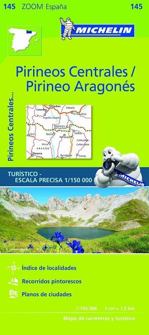 MAPA ZOOM PIRINEOS CENTRALES / PIRINEO ARAGONÉS (145) | 9782067218123 | VV.AA. | Llibreria Drac - Librería de Olot | Comprar libros en catalán y castellano online