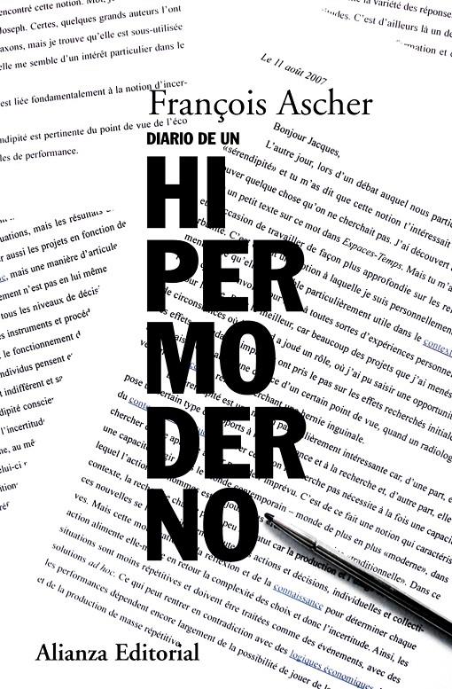 DIARIO DE UN HIPERMODERNO | 9788420682396 | ASCHER, FRANÇOIS | Llibreria Drac - Llibreria d'Olot | Comprar llibres en català i castellà online