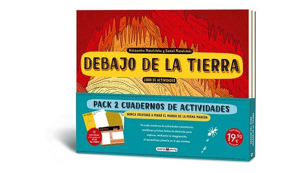 PACK DE ACTIVIDADES. DEBAJO DE LA TIERRA, DEBAJO DEL AGUA | 9788410260153 | MIZIELINSKA, ALEKSANDRA,MIZIELINSKI, DANIEL | Llibreria Drac - Llibreria d'Olot | Comprar llibres en català i castellà online