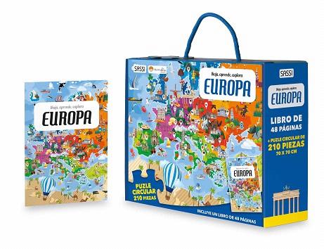 VIAJA, APRENDE, EXPLORA EUROPA (PUZZLE + LIBRO) | 9788417299798 | AA.DD. | Llibreria Drac - Llibreria d'Olot | Comprar llibres en català i castellà online