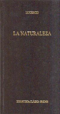 NATURALEZA, LA | 9788424926830 | LUCRECIO | Llibreria Drac - Librería de Olot | Comprar libros en catalán y castellano online