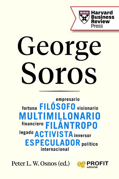 GEORGE SOROS | 9788419841452 | OSNOS, PETER L. W. | Llibreria Drac - Llibreria d'Olot | Comprar llibres en català i castellà online