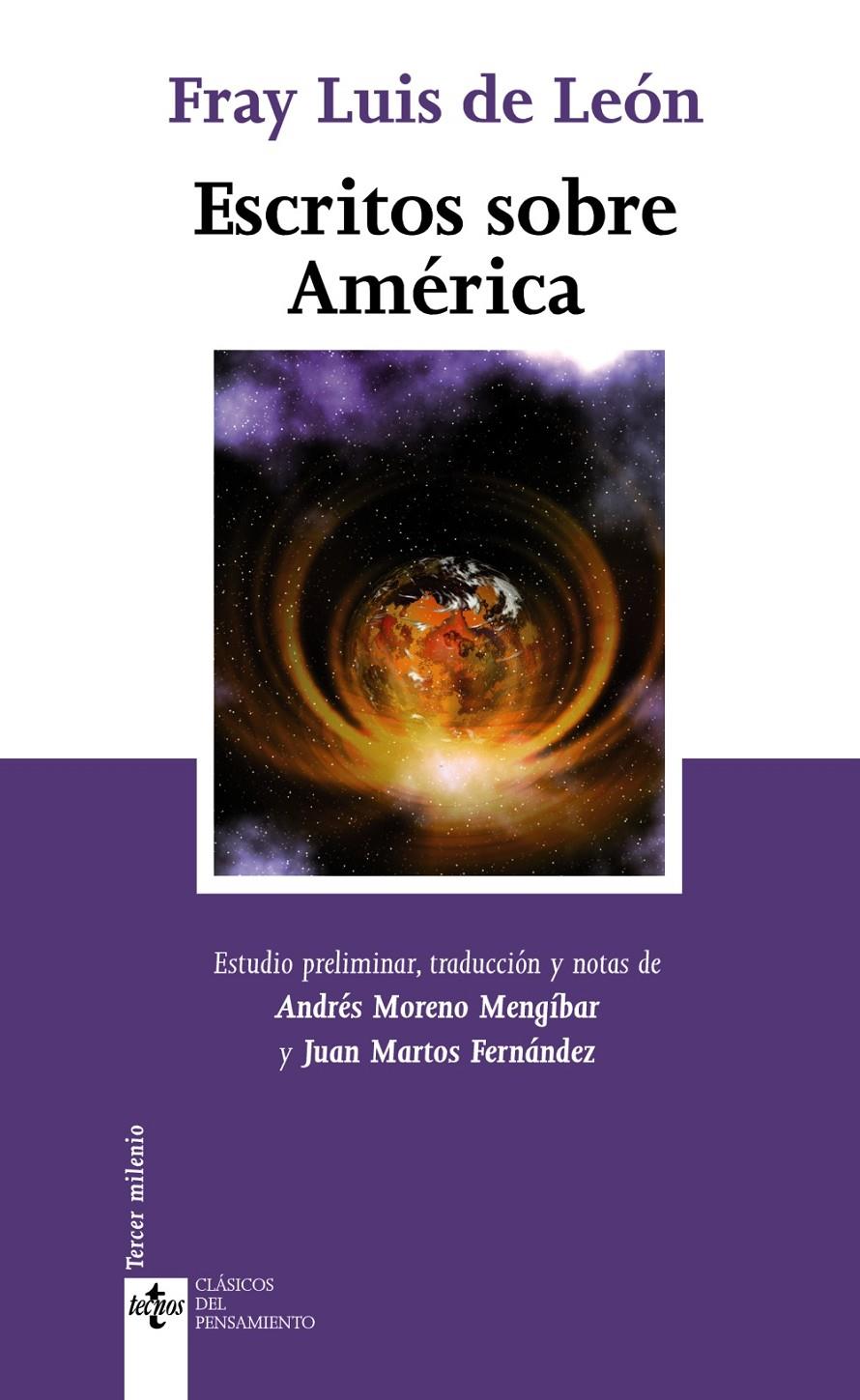 ESCRITOS SOBRE AMÉRICA | 9788430950492 | FRAY LUIS DE LEÓN | Llibreria Drac - Librería de Olot | Comprar libros en catalán y castellano online