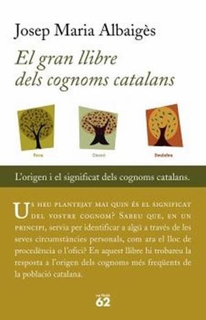 GRAN LLIBRE DELS COGNOMS CATALANS | 9788429756661 | ALBAIGES, JOSEP M. | Llibreria Drac - Llibreria d'Olot | Comprar llibres en català i castellà online