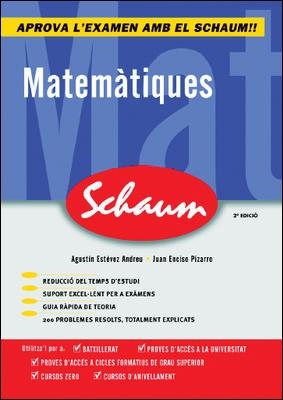 MATEMATIQUES - SCHAUM- | 9788448198541 | Llibreria Drac - Llibreria d'Olot | Comprar llibres en català i castellà online