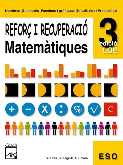 REFORÇ DE MATEMATIQUES 3ESO | 9788421833322 | AA.VV. | Llibreria Drac - Llibreria d'Olot | Comprar llibres en català i castellà online