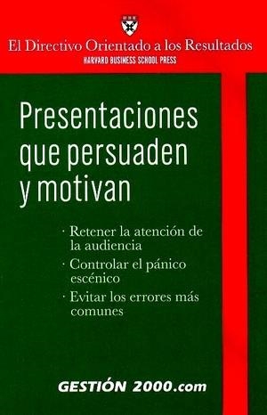 PRESENTACIONES QUE PERSUADEN Y MOTIVAN | 9788480887144 | HARVARD BUSINESS | Llibreria Drac - Llibreria d'Olot | Comprar llibres en català i castellà online