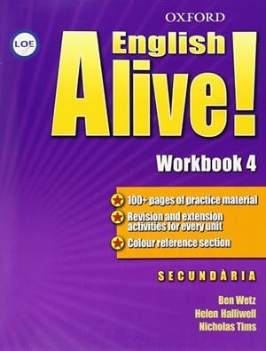 ENGLISH ALIVE 4 WORKBOOK | 9780194710558 | Llibreria Drac - Llibreria d'Olot | Comprar llibres en català i castellà online