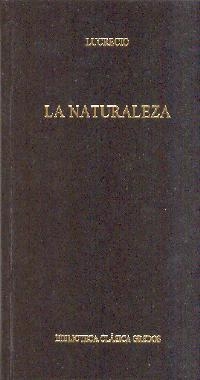 NATURALEZA, LA | 9788424926830 | LUCRECIO | Llibreria Drac - Llibreria d'Olot | Comprar llibres en català i castellà online