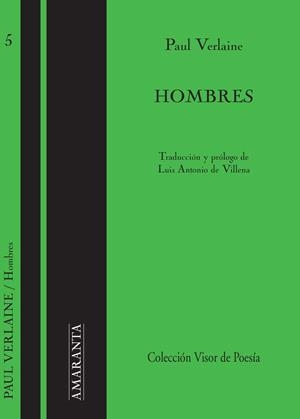 HOMBRES | 9788475220406 | VERLAINE, PAUL | Llibreria Drac - Llibreria d'Olot | Comprar llibres en català i castellà online