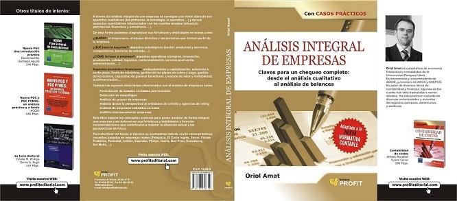 ANALISIS INTEGRAL DE EMPRESAS | 9788496998629 | AMAT, ORIOL | Llibreria Drac - Llibreria d'Olot | Comprar llibres en català i castellà online