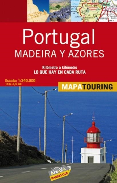 PORTUGAL MADEIRA Y AZORES (MAPA TOURING) | 9788497766586 | AA.VV. | Llibreria Drac - Librería de Olot | Comprar libros en catalán y castellano online