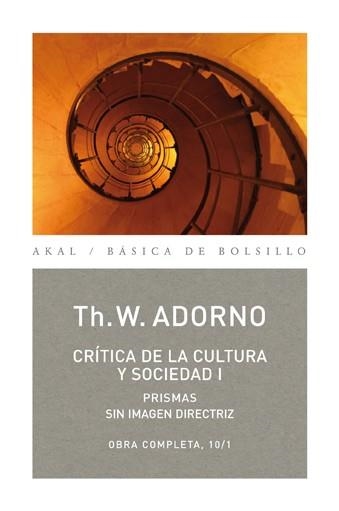 CRITICA DE LA CULTURA Y SOCIEDAD I | 9788446016748 | ADORNO, TH. W. | Llibreria Drac - Llibreria d'Olot | Comprar llibres en català i castellà online