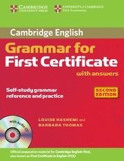 CAMBRIDGE GRAMMAR FOR FIRST CERTIFICATE WITH ANSWERS | 9780521690874 | Llibreria Drac - Llibreria d'Olot | Comprar llibres en català i castellà online