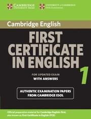 CAMBRIDGE FIRST CERTIFICATE IN ENGLISH 1 WITH ANSWERS | 9780521714501 | Llibreria Drac - Llibreria d'Olot | Comprar llibres en català i castellà online