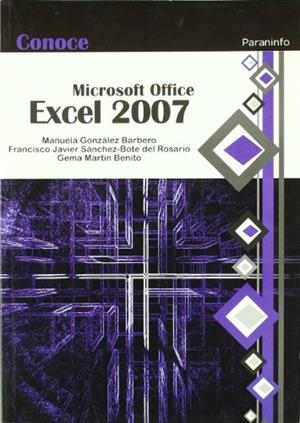 EXCEL 2007 | 9788428331937 | GONZALEZ, MANUELA; Y OTROS | Llibreria Drac - Llibreria d'Olot | Comprar llibres en català i castellà online