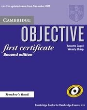 OBJECTIVE FIRST CERTIFICATE (TEACHER'S BOOK) | 9780521700658 | Llibreria Drac - Llibreria d'Olot | Comprar llibres en català i castellà online