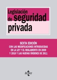 LEGISLACION DE SEGURIDAD PRIVADA | 9788430953608 | VV.AA. | Llibreria Drac - Llibreria d'Olot | Comprar llibres en català i castellà online