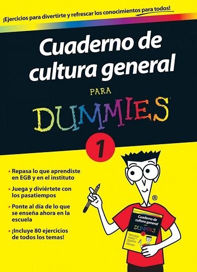 CUADERNO DE CULTURA GENERAL PARA DUMMIES 1 | 9788432900686 | AA. VV. | Llibreria Drac - Llibreria d'Olot | Comprar llibres en català i castellà online