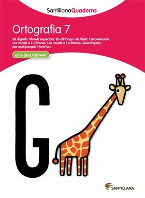 ORTOGRAFIA 7 | 9788468013725 | VV.AA. | Llibreria Drac - Llibreria d'Olot | Comprar llibres en català i castellà online