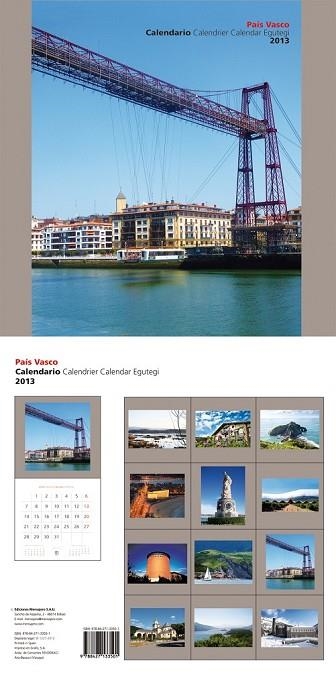 CALENDARIO 2013 DE PARED PAIS VASCO | 9788427133501 | AA.VV. | Llibreria Drac - Llibreria d'Olot | Comprar llibres en català i castellà online