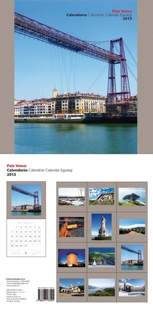 CALENDARIO 2013 DE PARED PAIS VASCO | 9788427133501 | AA.VV. | Llibreria Drac - Llibreria d'Olot | Comprar llibres en català i castellà online