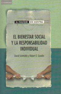 BIENESTAR SOCIAL Y RESPONSABILIDAD INDIVIDUAL | 9788483230800 | SCHMIDTZ, DAVID | Llibreria Drac - Llibreria d'Olot | Comprar llibres en català i castellà online