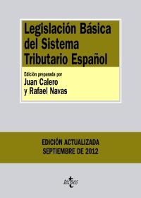 LEGISLACION BASICA DEL SISTEMA TRIBUTARIO ESPAÑOL (ED. SEPTIEMBRE 2012) | 9788430955626 | AA.VV. | Llibreria Drac - Llibreria d'Olot | Comprar llibres en català i castellà online