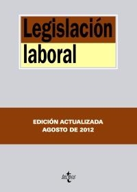 LEGISLACION LABORAL (ED. AGOSTO 2012) | 9788430955664 | AA.VV. | Llibreria Drac - Llibreria d'Olot | Comprar llibres en català i castellà online