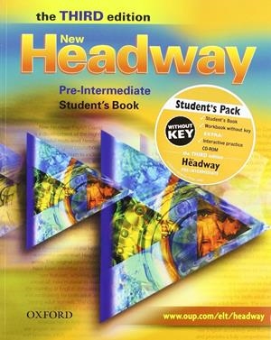 NEW HEADWAY PRE-INTERMEDIATE SB + WB W/O 3R ED | 9780194714877 | VV.AA. | Llibreria Drac - Llibreria d'Olot | Comprar llibres en català i castellà online