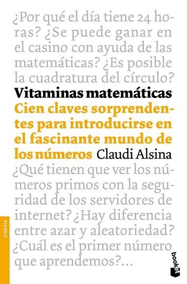 VITAMINAS MATEMATICAS | 9788408102694 | ALSINA, CLAUDI | Llibreria Drac - Librería de Olot | Comprar libros en catalán y castellano online