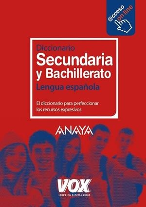 DICCIONARIO DE SECUNDARIA Y BACHILLERATO LENGUA ESPAÑOLA | 9788499740096 | Llibreria Drac - Llibreria d'Olot | Comprar llibres en català i castellà online